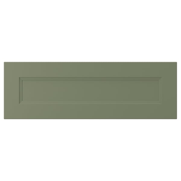 AXSTAD Frente de cajón, verde grisáceo, 76x25 cm