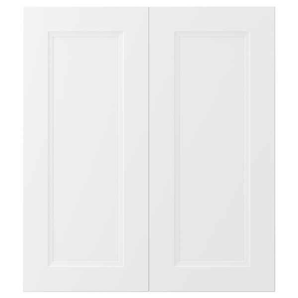 AXSTAD Puerta de gabinete esquina, 2 pzas, blanco mate, 33x76 cm
