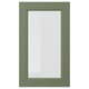 AXSTAD Puerta de vidrio, verde grisáceo, 46x76 cm