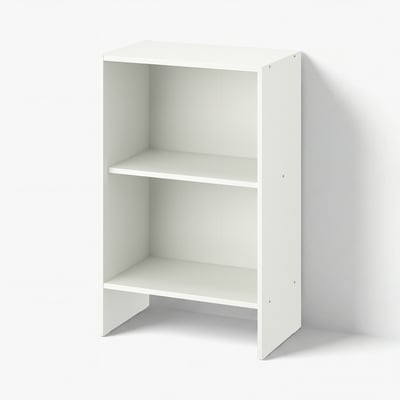 BAGGEBO Librero, blanco, 50x30x80 cm