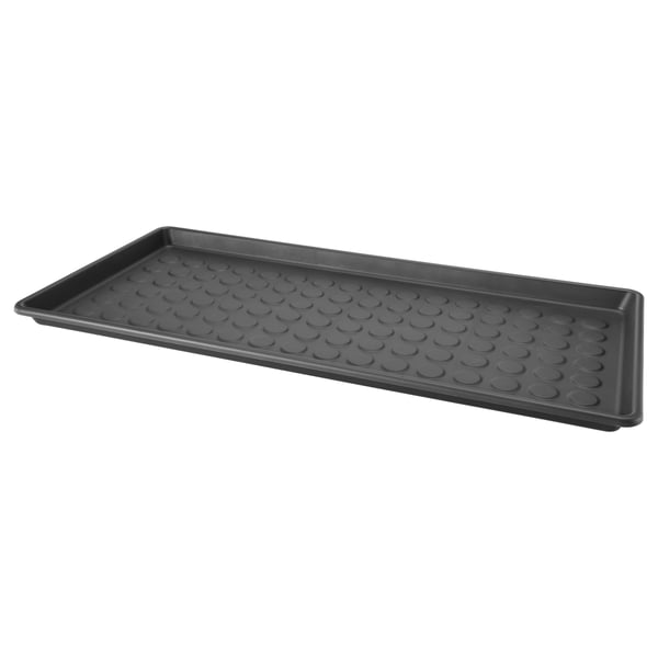 BAGGMUCK Tapete para zapatos, int/ext/gris, 71x35 cm
