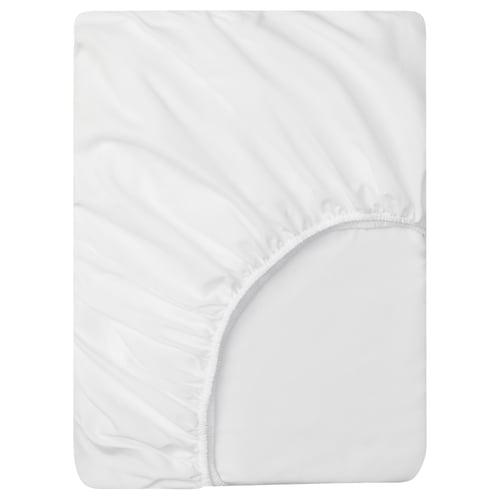 BANDPALPMAL Sábana ajustable, blanco, Individual