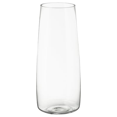 BERÄKNA Florero, vidrio incoloro, 45 cm