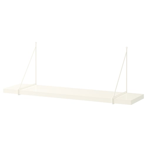 BERGSHULT / PERSHULT Repisa, blanco/blanco, 80x20 cm
