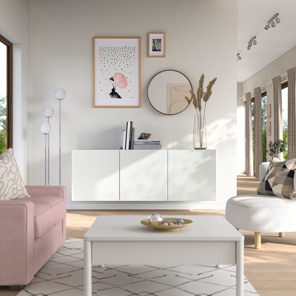 BESTÅ Combinación de gabinetes de pared