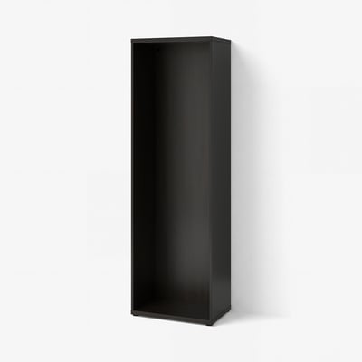 BESTÅ Estructura, negro-café, 60x40x192 cm