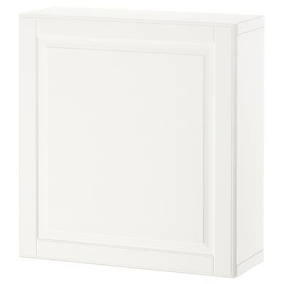 BESTÅ Gabinete de pared, blanco/Smeviken blanco, 60x22x64 cm