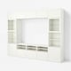 BESTÅ Mueble de TV c/puertas de vidrio