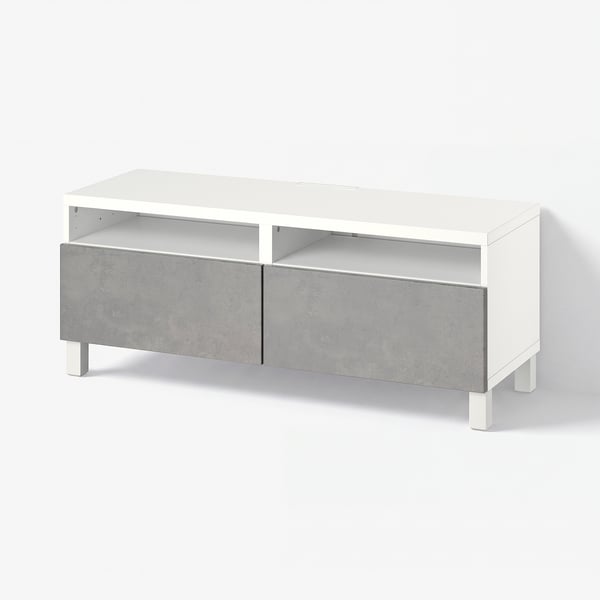 BESTÅ Mueble de TV con cajones