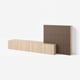 BESTÅ Mueble para TV, efecto roble tinte blanco Lappviken/Björköviken café, 300x42x114 cm