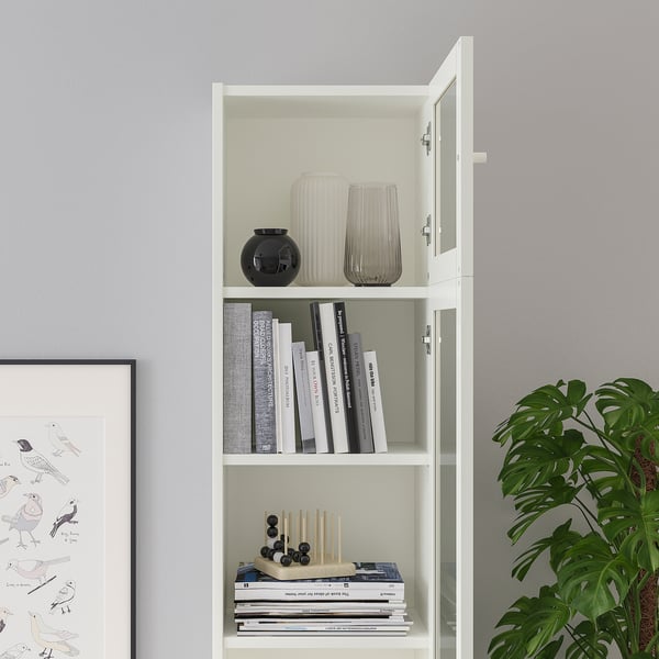 BILLY / OXBERG Librero con extensión con puertas