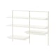 BOAXEL Combinación de clóset, blanco, 125x40x101 cm