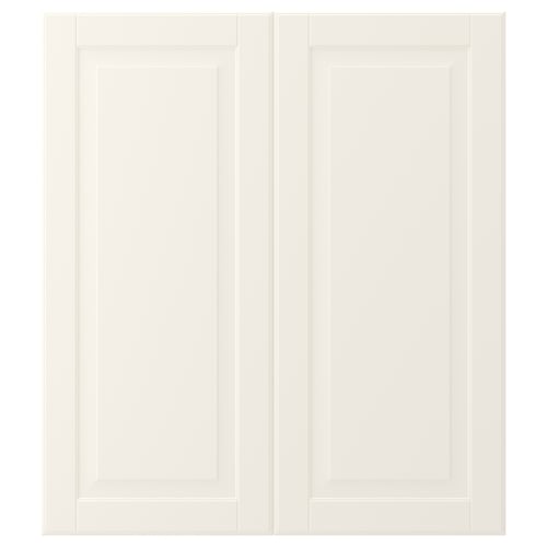 BODBYN Puerta de gabinete esquina, 2 pzas, hueso, 33x76 cm
