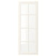 BODBYN Puerta de vidrio, hueso, 38x102 cm