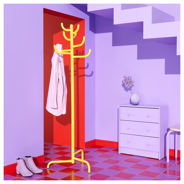 BONDSKÄRET Perchero, amarillo, 175 cm