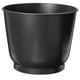 BROKTRAST Maceta, int/ext/gris oscuro, 24 cm