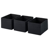 DRÖNA Caja, negro, 18x25x15 cm