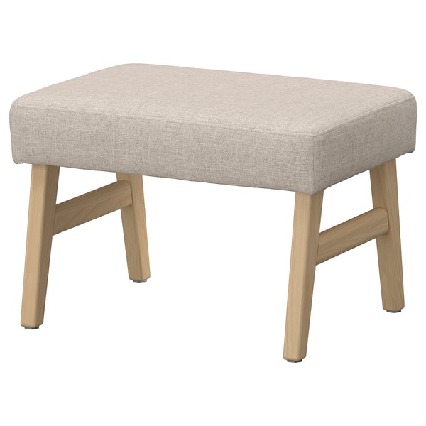 EKENÄSET Taburete, efecto roble/Kilanda beige claro