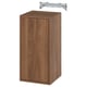 EKET Gabinete de pared con puerta, café efecto nogal, 35x35x70 cm