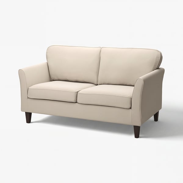 EKHOLMA Sofá de 2 asientos, Hakebo beige
