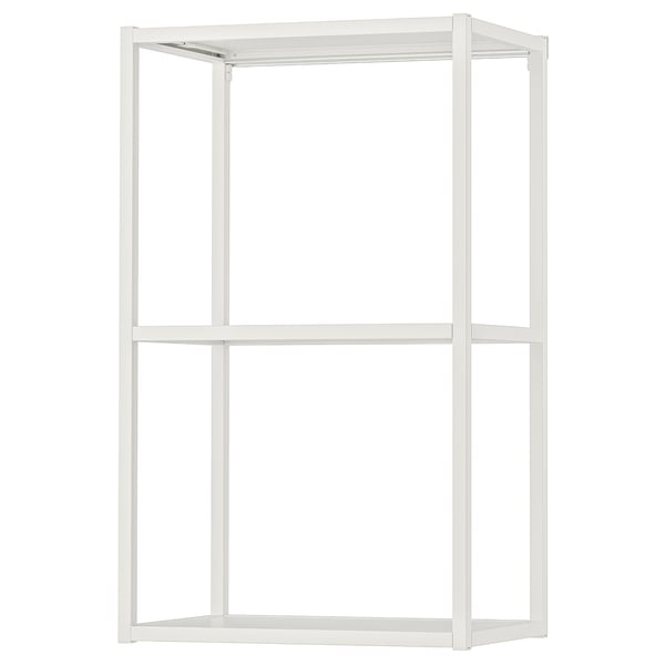 ENHET Estructura de gabinete con repisas, blanco, 46x30x76 cm