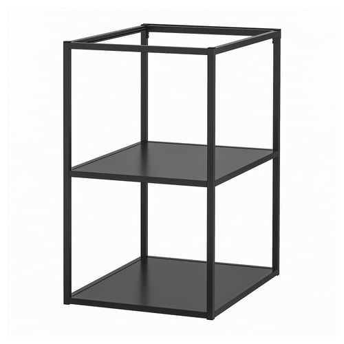 ENHET Estructura de repisas, carbón, 46x61x76 cm