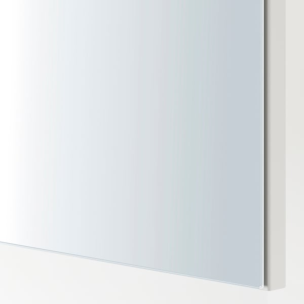 ENHET Gabinete de espejo con puerta, blanco, 45.7x16.8x76.2 cm