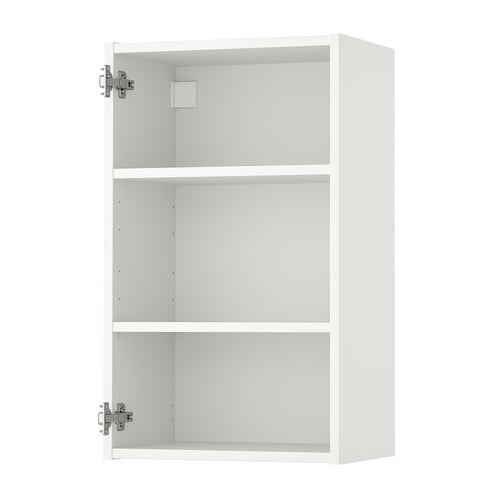 ENHET Gabinete de pared con 2 repisas, blanco, 46x30x76 cm