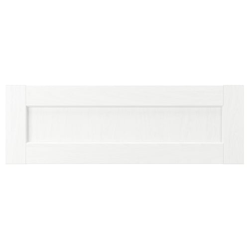 ENKÖPING Frente de cajón, blanco efecto madera, 76x25 cm