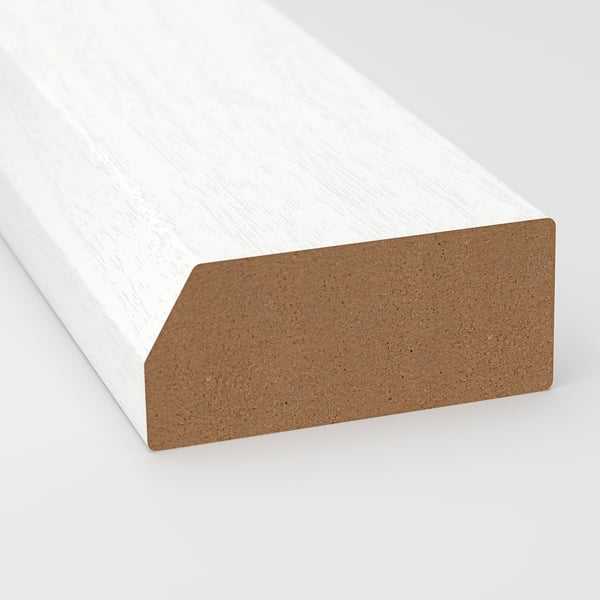 ENKÖPING Moldura, blanco efecto madera, 221 cm