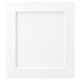 ENKÖPING Puerta, blanco efecto madera, 46x51 cm