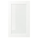ENKÖPING Puerta de vidrio, blanco efecto madera, 46x76 cm