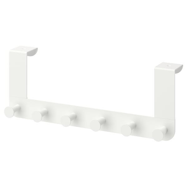 ENUDDEN Perchero para puerta, blanco
