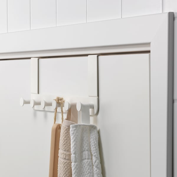 ENUDDEN Perchero para puerta, blanco
