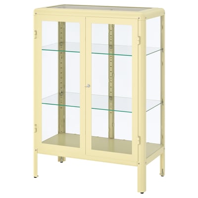 FABRIKÖR Vitrina, amarillo claro, 81x113 cm