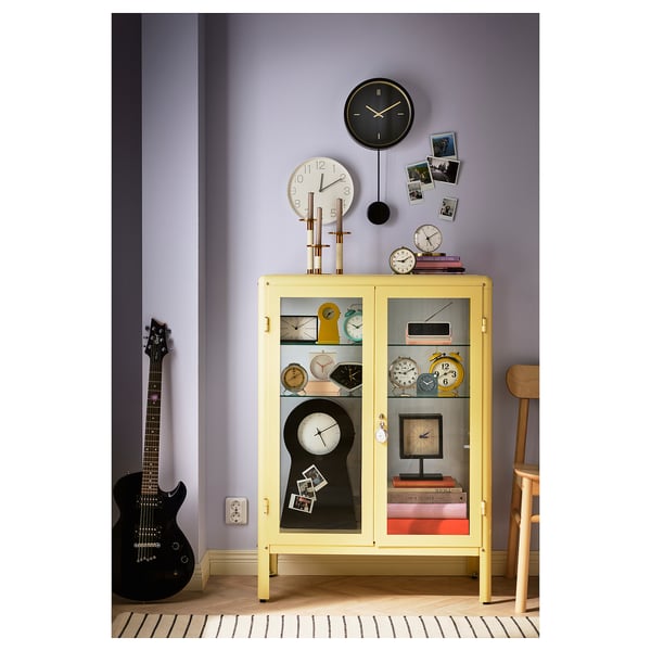FABRIKÖR Vitrina, amarillo claro, 81x113 cm