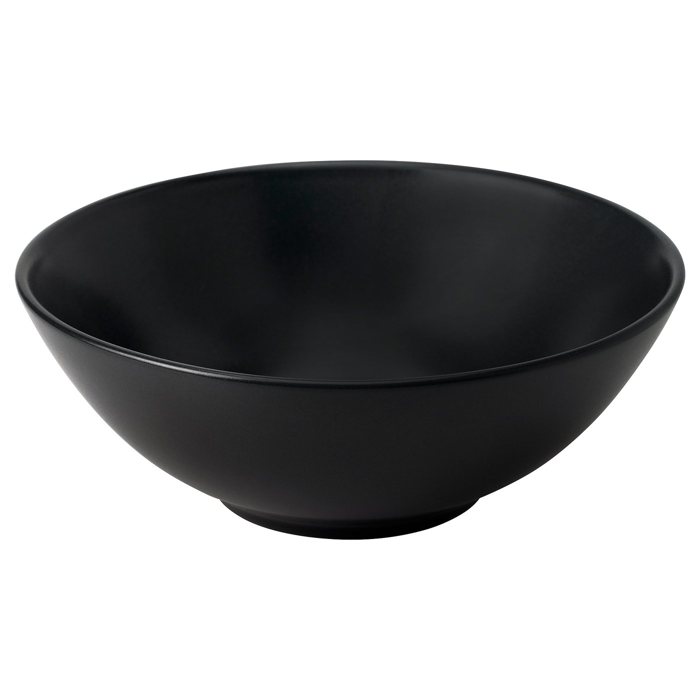 FÄRGKLAR Tazón, mate gris oscuro, 16 cm