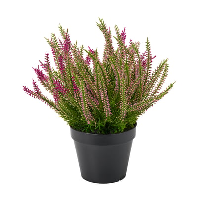 FEJKA Planta artificial, int/ext/brezo lila, 12 cm