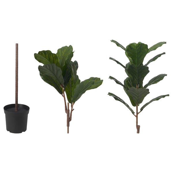 FEJKA Planta artificial, int/ext ficus lira, 19 cm
