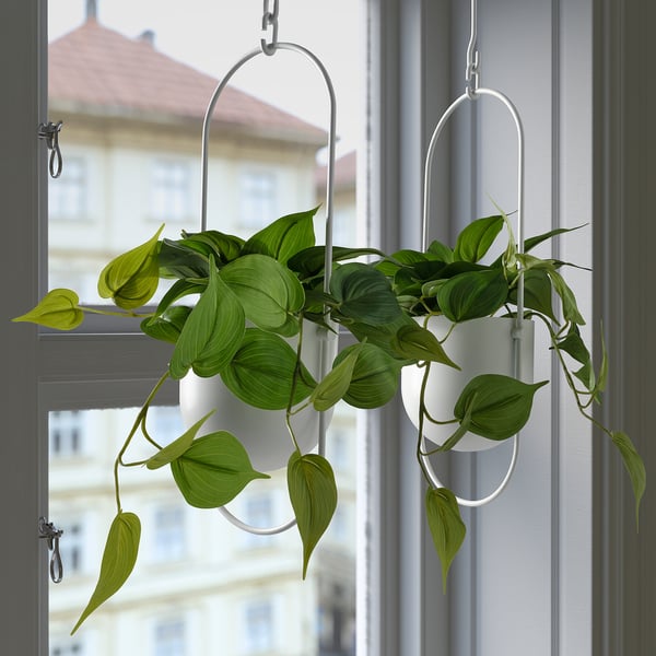 FEJKA Planta artificial, int/ext teléfono/colgante, 12 cm