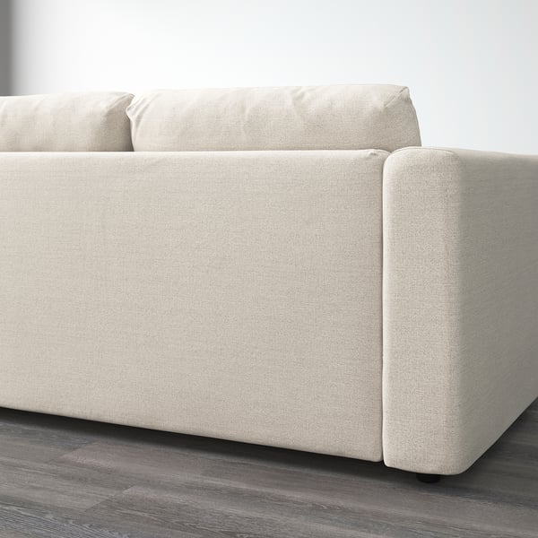 FINNALA Sofá con 3 asientos, Gunnared beige