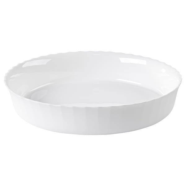 FISKTÄRNA Molde de pay, blanco, 28 cm
