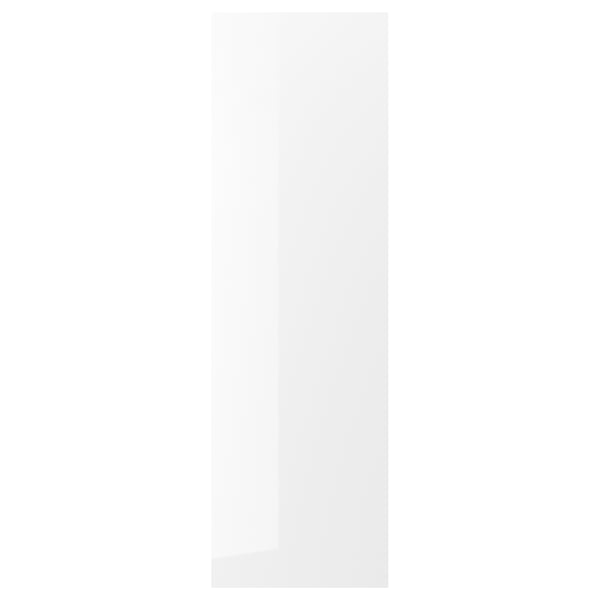 FÖRBÄTTRA Panel lateral, alto brillo blanco, 63x203 cm