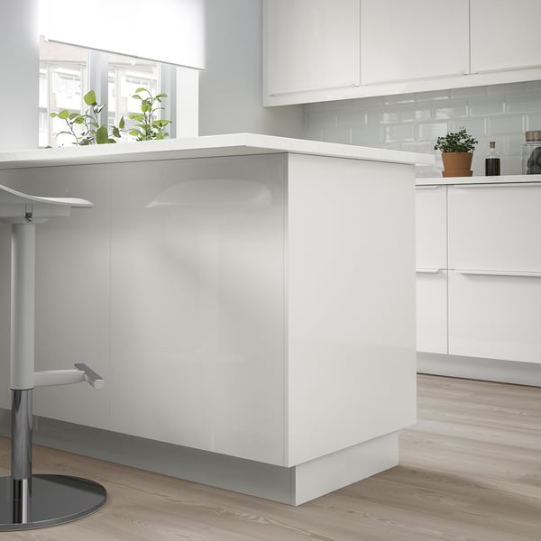 FÖRBÄTTRA Panel lateral, alto brillo blanco, 39x103 cm