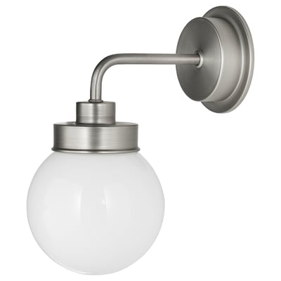 FRIHULT Lámpara de pared, acero inoxidable