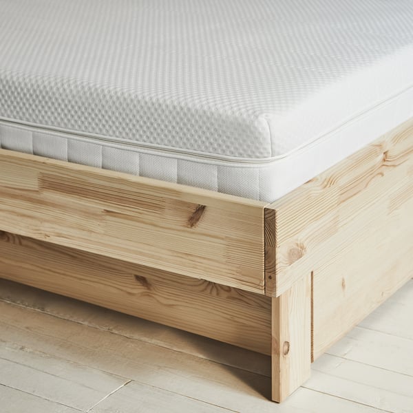 GLAMBERGET Base de cama+almacenaje y colchón