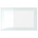 GLASSVIK Puerta de vidrio, blanco/Verde claro vidrio esmerilado, 60x38 cm