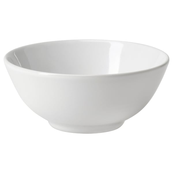 GODMIDDAG Tazón, blanco, 12 cm
