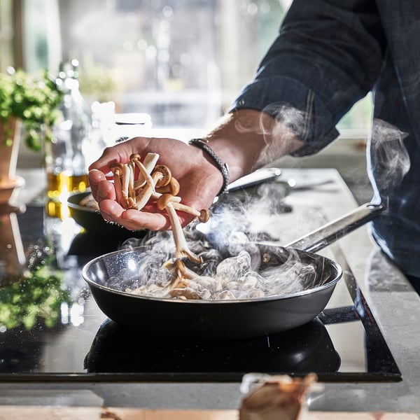 GULDÖRING Sartén, Antiadherente ac inox/negro-gris, 28 cm