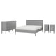 GULLABERG Muebles para recámara, 3 piezas